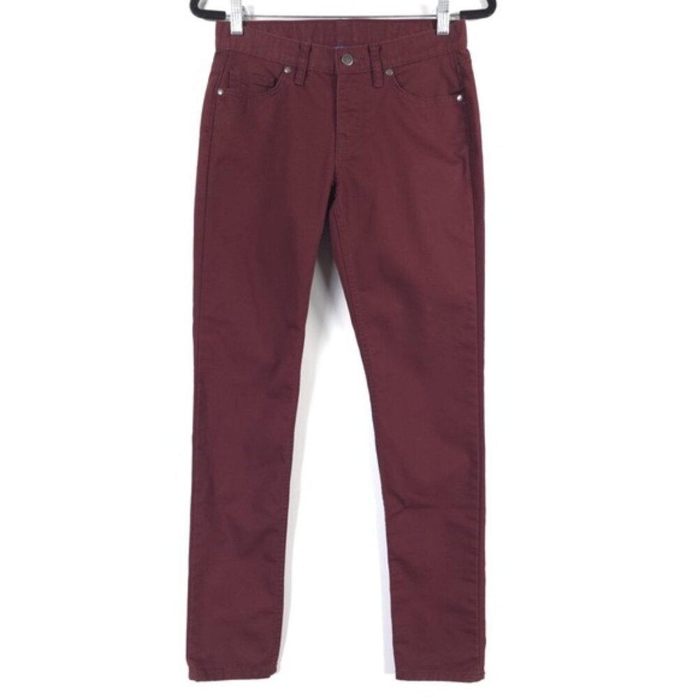 Patagonia ORGANIC COTTON Blend Worn Wear Skinny Mid Rise Pants STY 55460 Size 2
